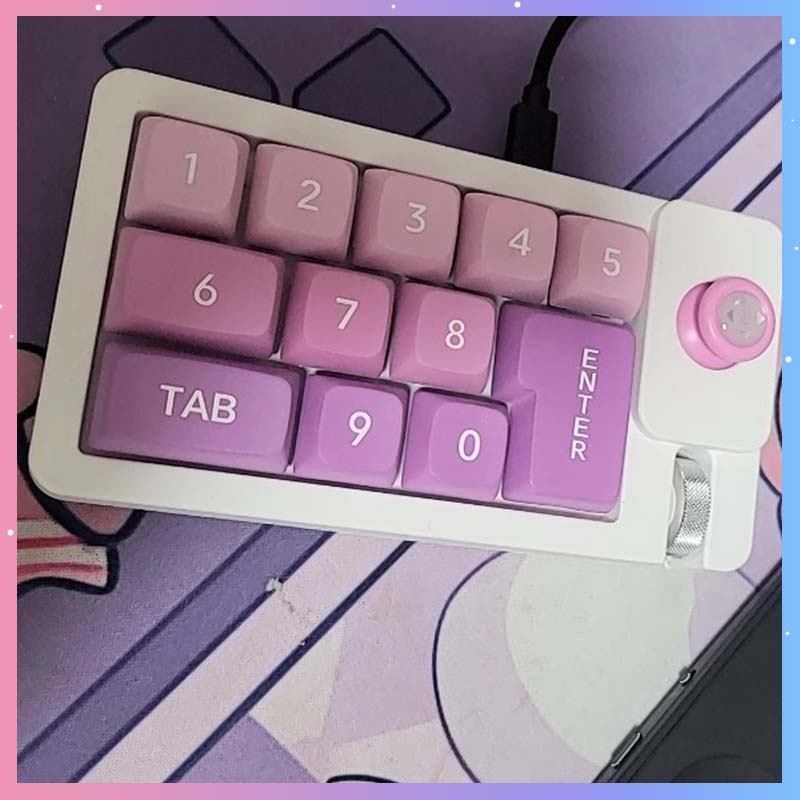Gaming Keyboard Hot Swappable - K810 Wired Numerical Mechanical Keyboard 12key