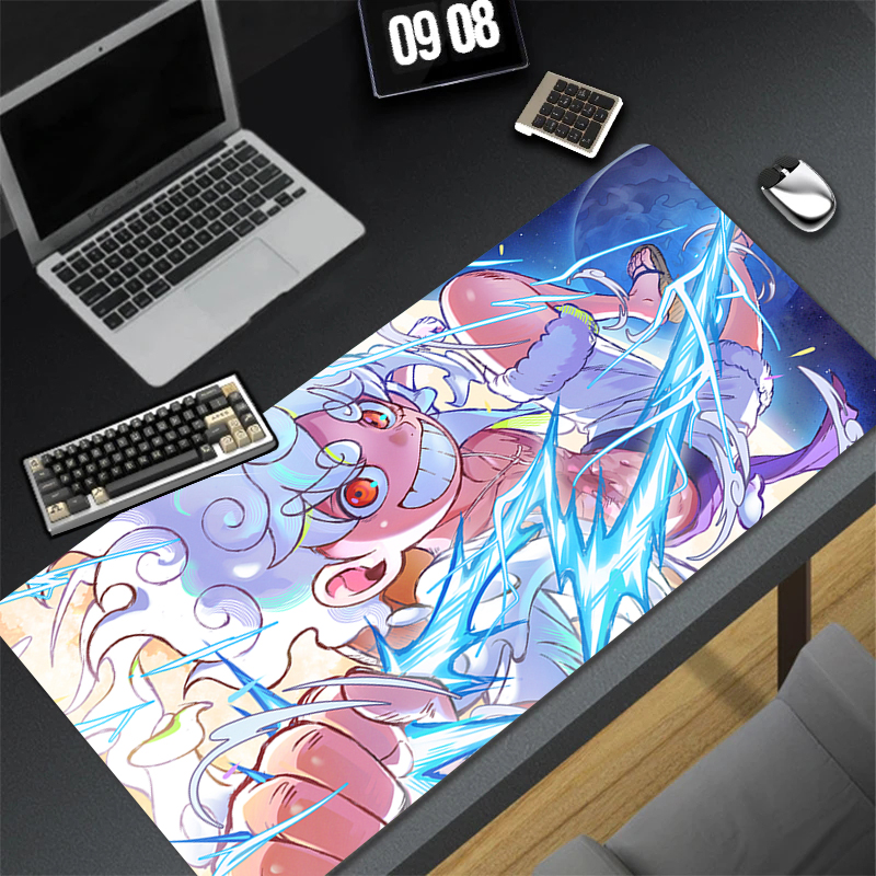 Gaming Keyboard Tactile - Gaming Mouse Pad with Stitched Edge