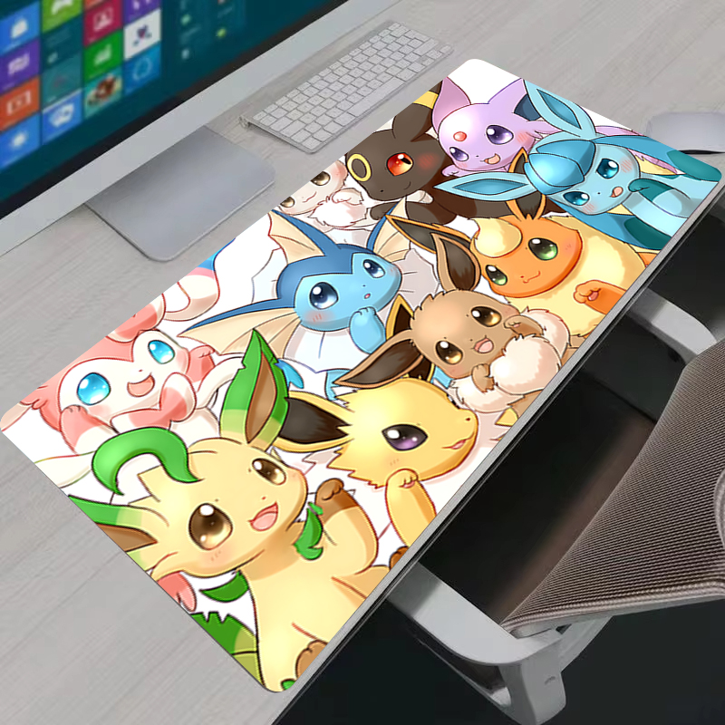 Gaming Keyboard Top - Mouse Pad XXL Jolteon Anime Kawaii