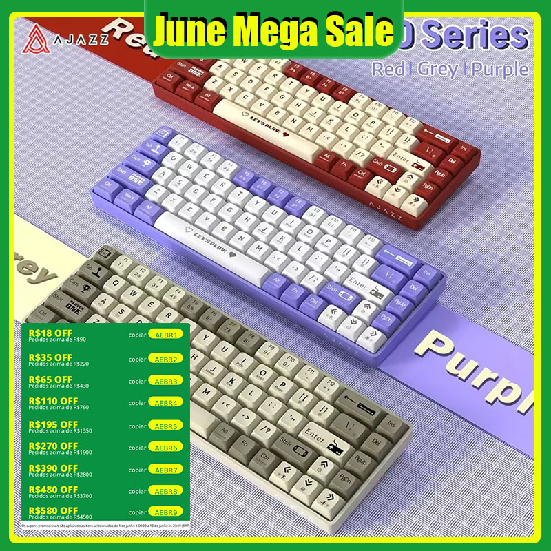 Gaming Keyboard Hot Swappable - AJAZZ AK680 65% Wired Gaming Mechanical
