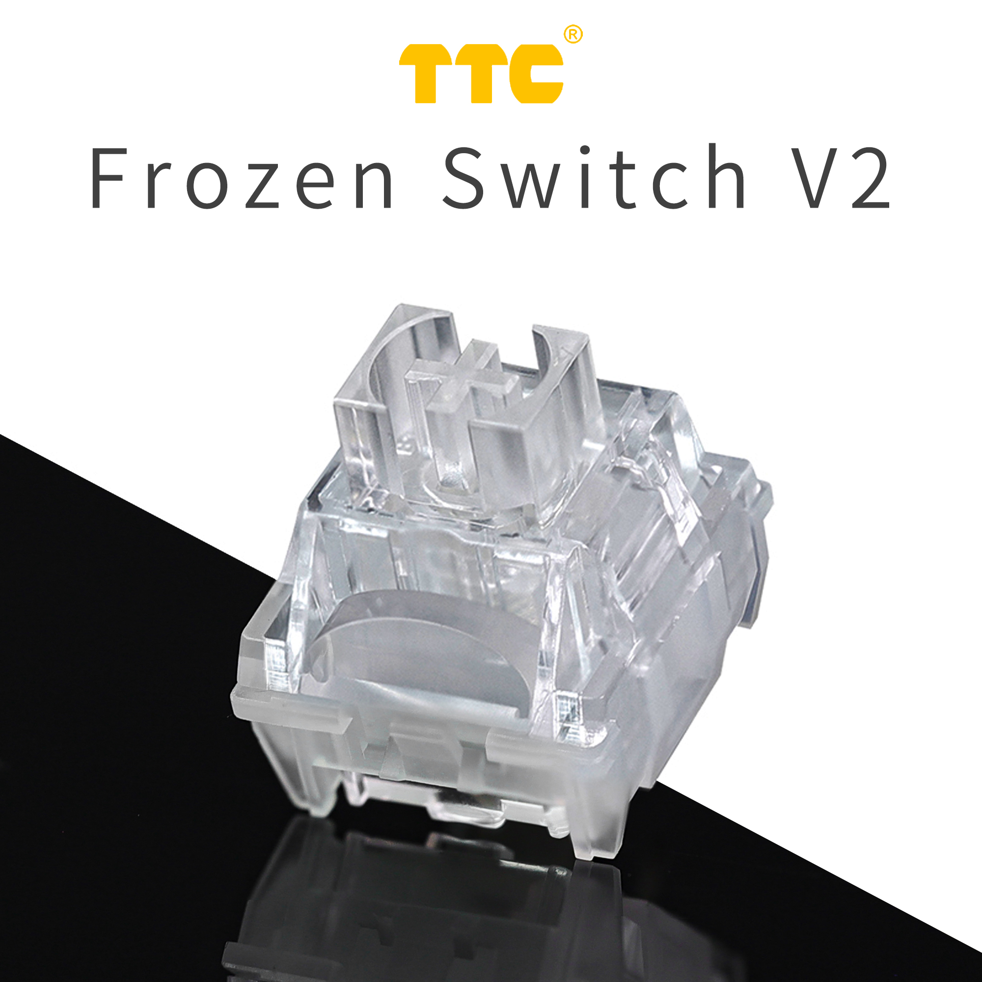 Keyboard Gaming Transparent - TTC Frozen Switch V2 Mechanical Keyboard