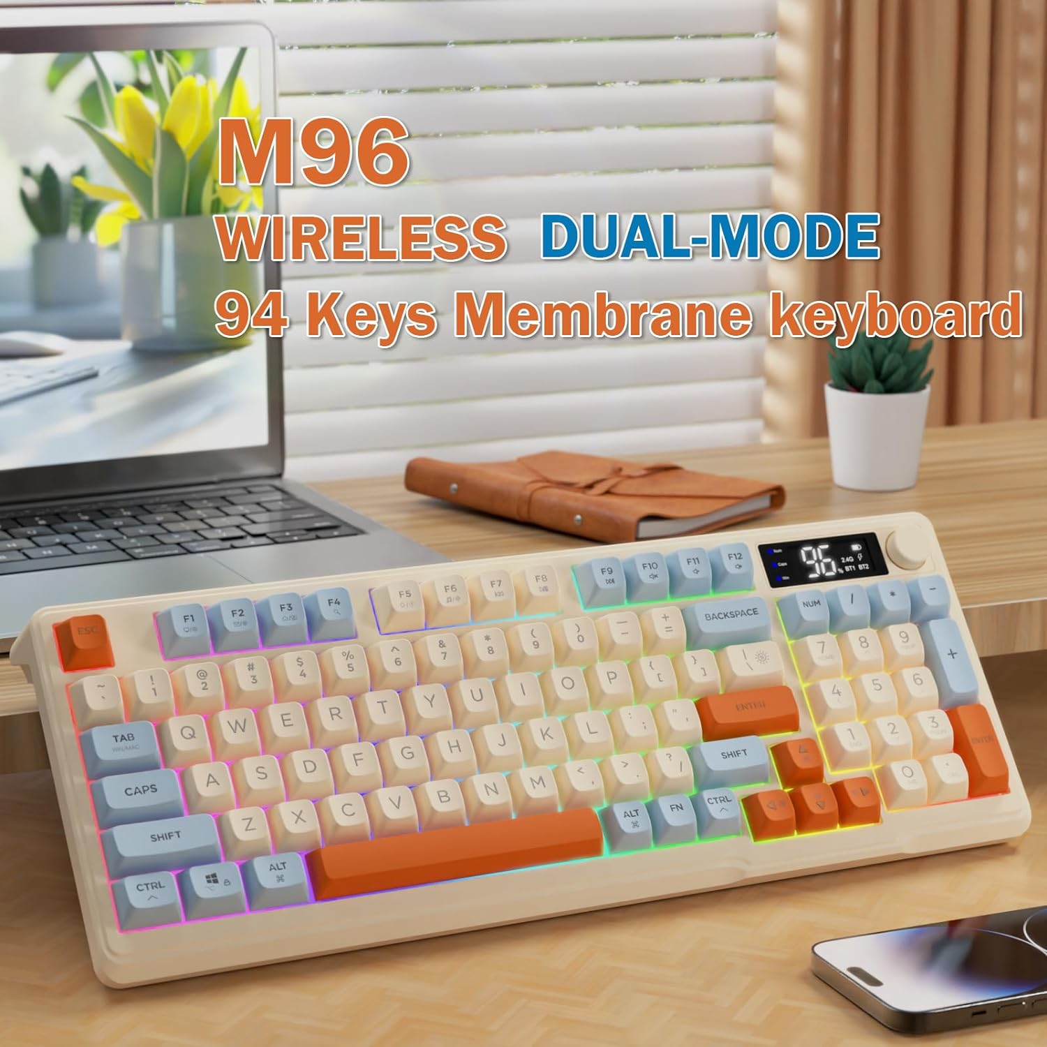 Gaming Keyboard That Is Quiet - ZIYOU LANG Wireless Gaming Keyboard with