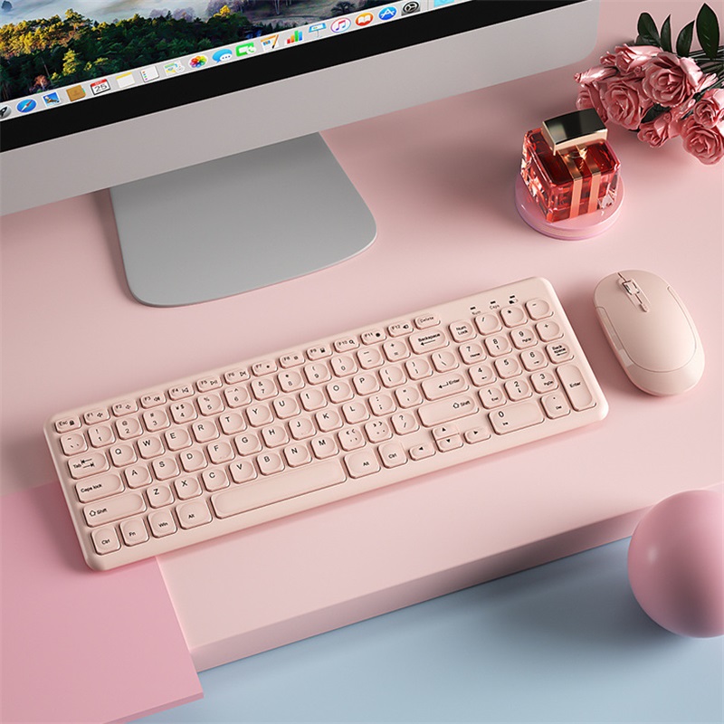 Gaming Keyboard Bundle - Fashion Wireless Keyboard and Mouse Combo