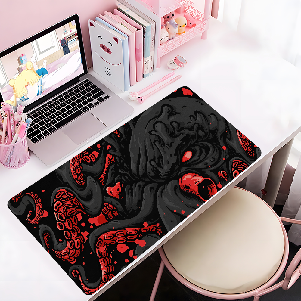 Gaming Keyboard Tactile - Octopus Monster Mousepad Large Anti-Slip Mouse