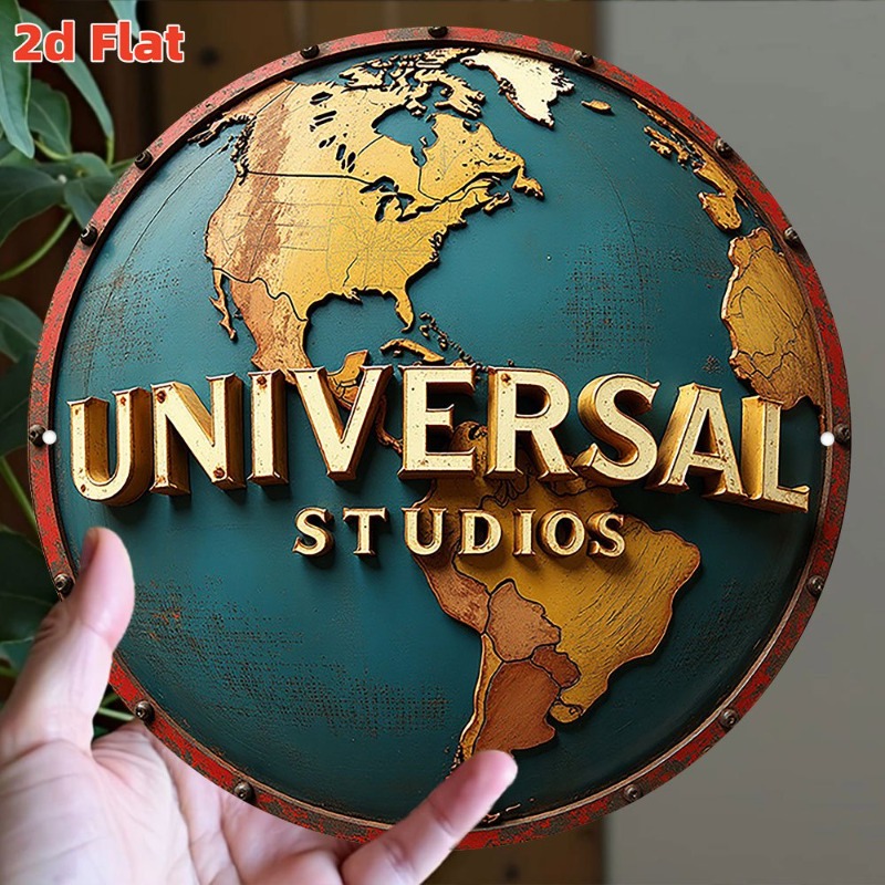 Brass Weight Plate - Vintage Metal Wall Art - Studios