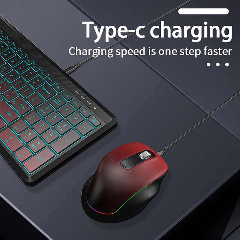 RGB Backlit Silent Wireless Ke - Gaming Keyboard Bundle incelemesi ve fiyatı