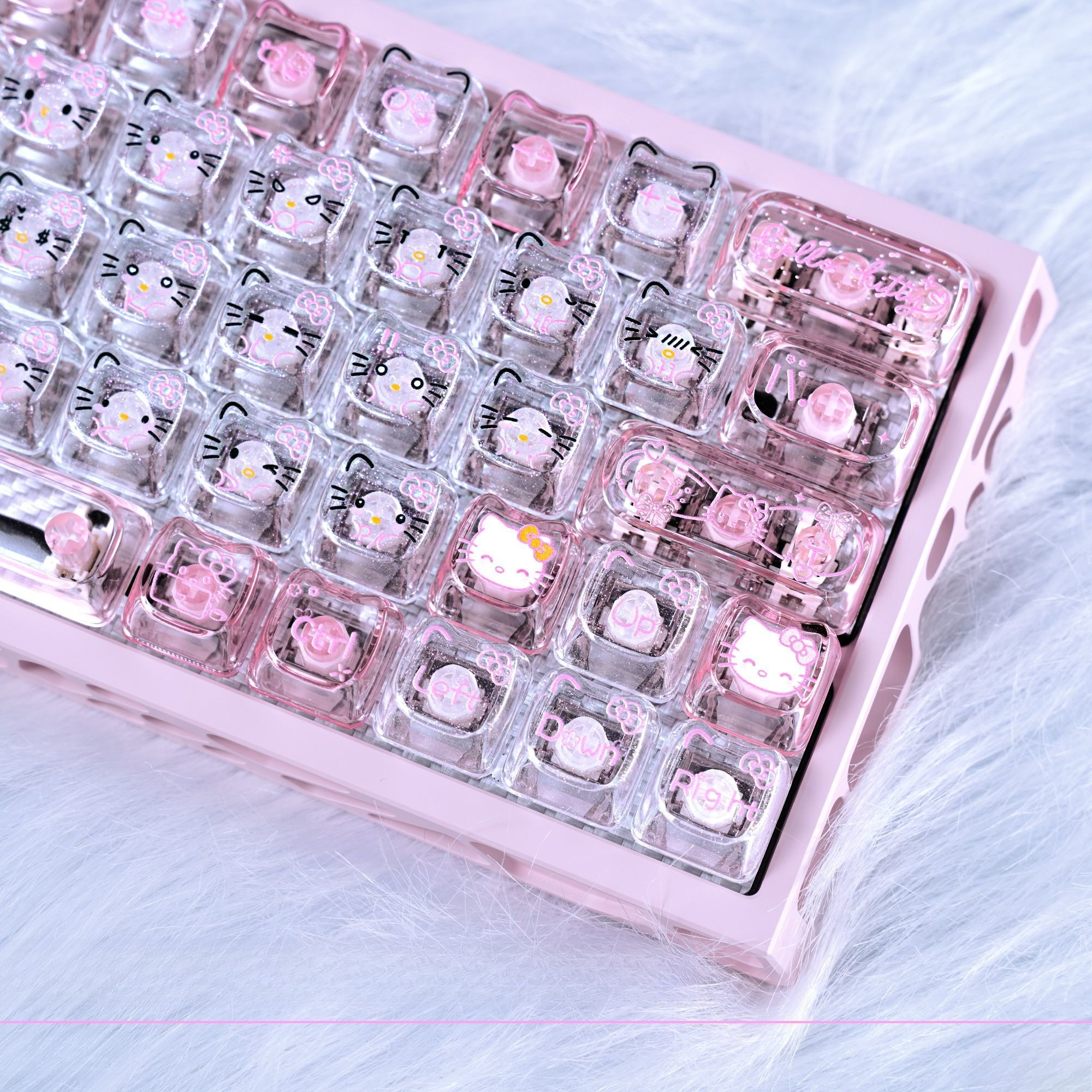 Anime Sanrio Hello Kitty Trans - Keyboard Gaming Transparent incelemesi ve fiyatı