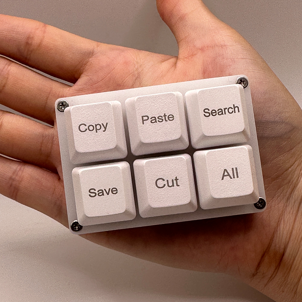 6Keys Copy Paste Search Save C - Gaming Keyboard 1 Hand incelemesi ve fiyatı