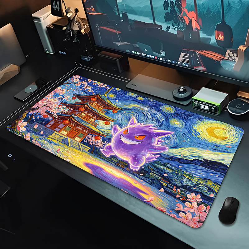 Anime Mouse Pad Pokemon Gengar - Gaming Keyboard Noise incelemesi ve fiyatı