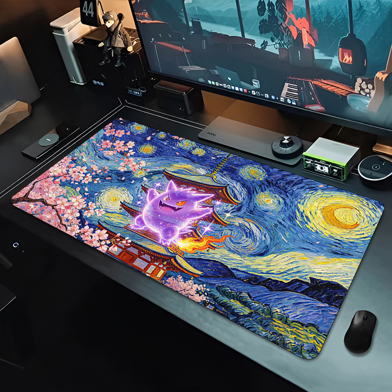 Anime Mouse Pad Pokemon Gengar - Gaming Keyboard Noise incelemesi ve fiyatı