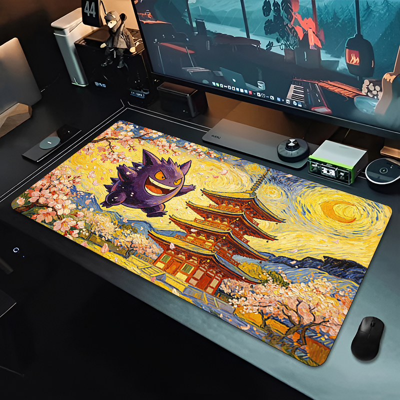 Anime Mouse Pad Pokemon Gengar - Gaming Keyboard Noise incelemesi ve fiyatı