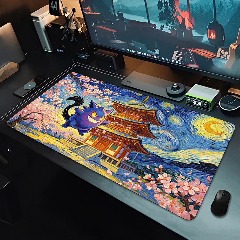 Anime Mouse Pad Pokemon Gengar - Gaming Keyboard Noise incelemesi ve fiyatı