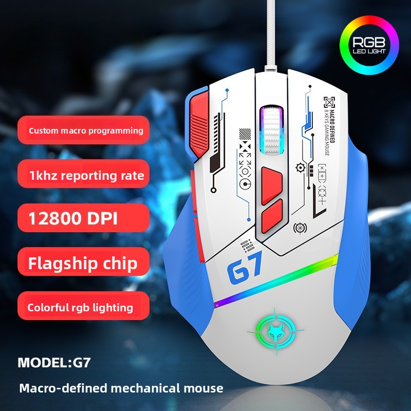G6 Wired Gaming Mouse 128000DP - Gaming Keyboard 1 Hand incelemesi ve fiyatı