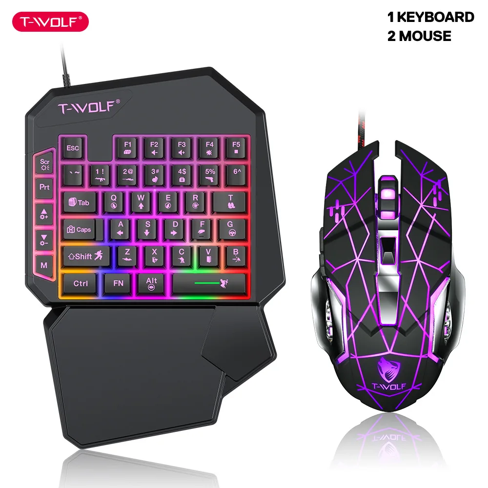 T-WOLF TF900 One Handed Keyboa - Gaming Keyboard Hand incelemesi ve fiyatı