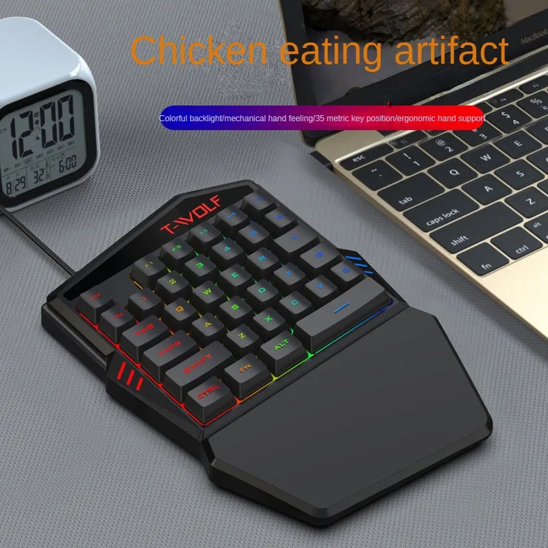 T-WOLF TF900 One Handed Keyboa - Gaming Keyboard Hand incelemesi ve fiyatı