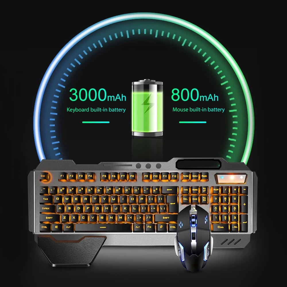 K680 Rechargeable 2.4G wireles - Gaming Keyboard Bundle incelemesi ve fiyatı