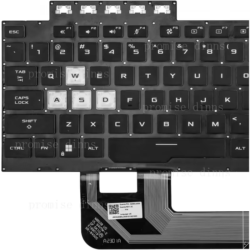 M   US Keyboard for Asus TUF G - Gaming Keyboard Backlit incelemesi ve fiyatı