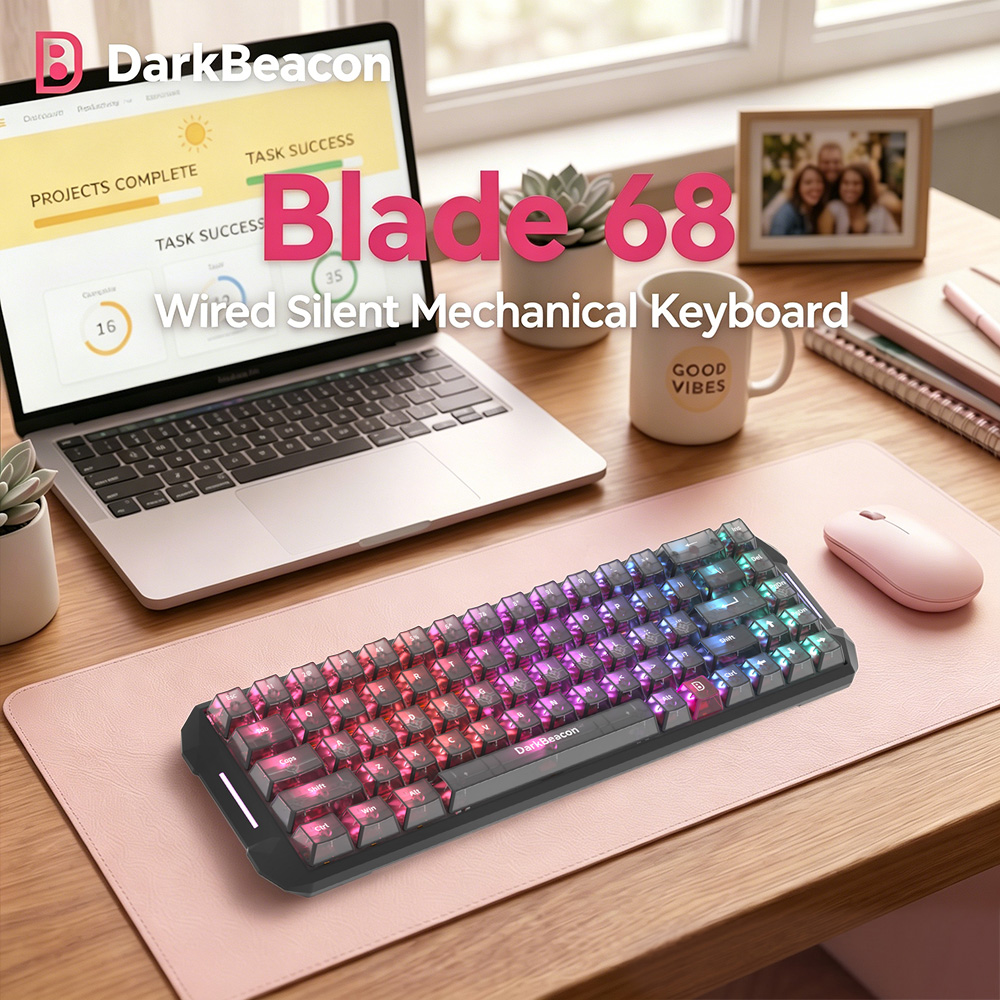 DarkBeacon Blade 68 Wired Sile - Gaming Keyboard That Is Quiet incelemesi ve fiyatı