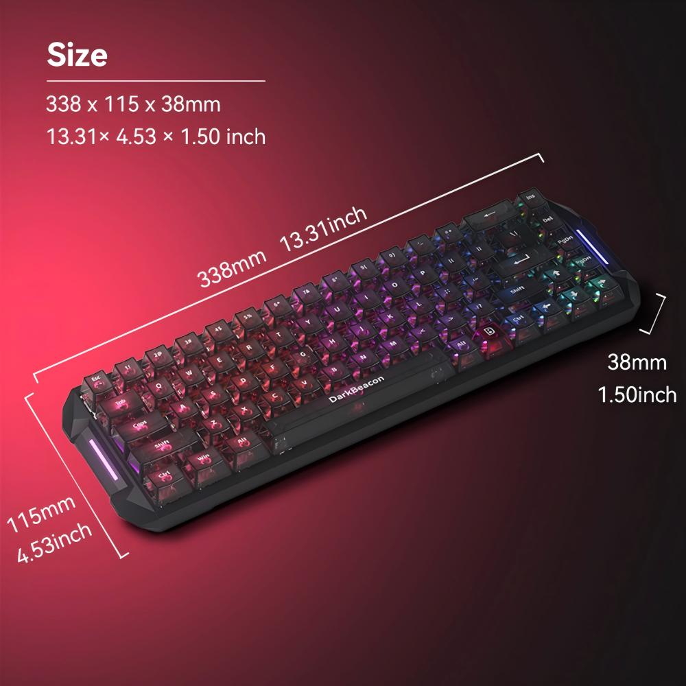 DarkBeacon Blade 68 Wired Sile - Gaming Keyboard That Is Quiet incelemesi ve fiyatı