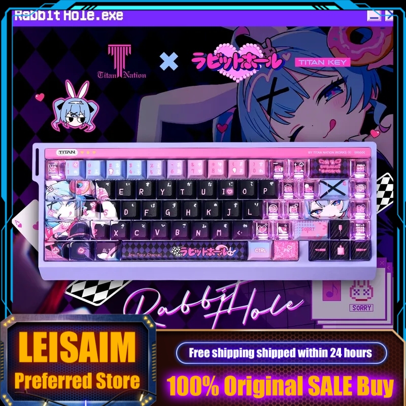 Anime Rabbit Hole Theme Keycap - Keyboard Gaming Transparent incelemesi ve fiyatı