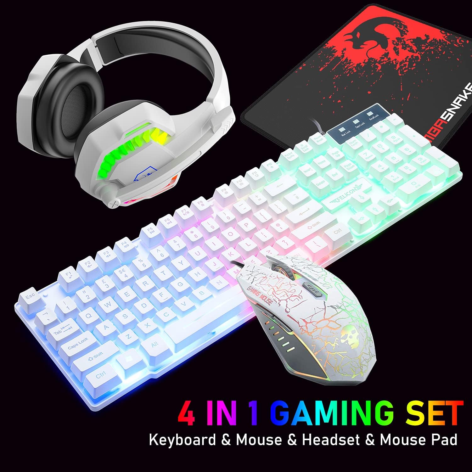 MAMBASNAKE T11 UK 100% Gaming  - Gaming Keyboard Bundle incelemesi ve fiyatı