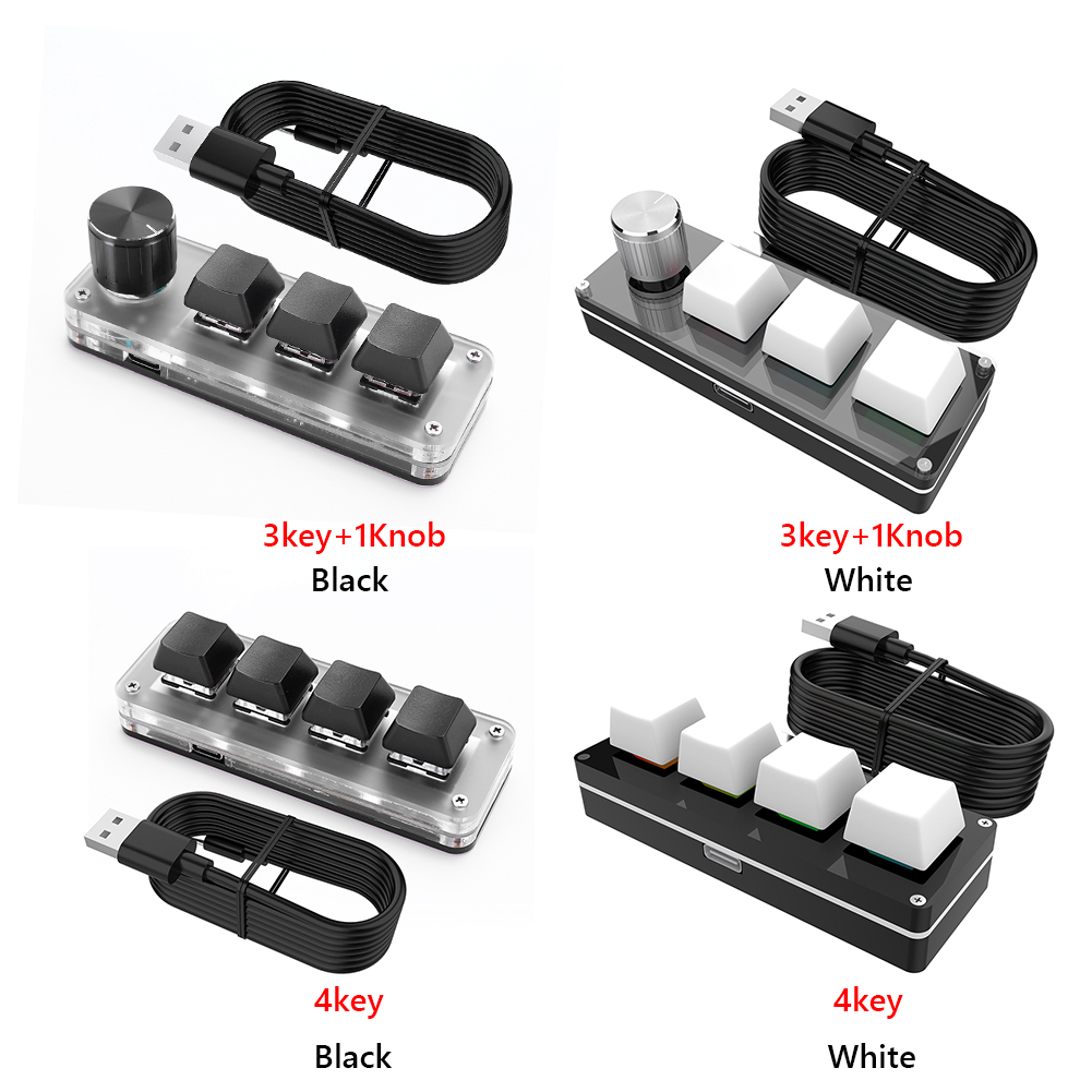 3 Key 1 Knob/4 Key One Handed  - Gaming Keyboard 1 Hand incelemesi ve fiyatı
