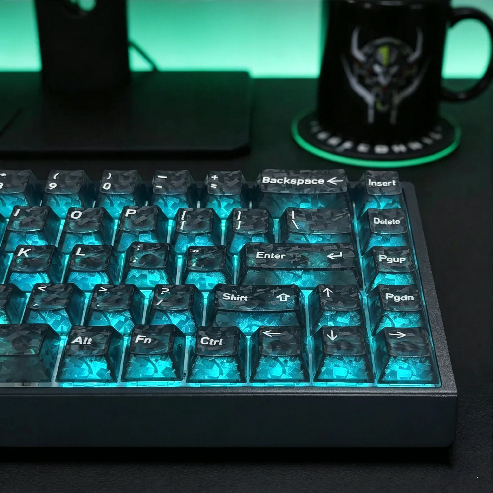 2026 New Forged Carbon Fiber T - Keyboard Gaming Transparent incelemesi ve fiyatı