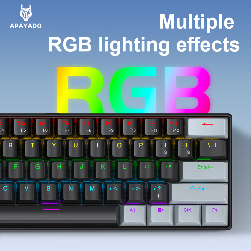 APAYADO K61 Mini Mechanical Ke - Keyboard Gaming Transparent incelemesi ve fiyatı