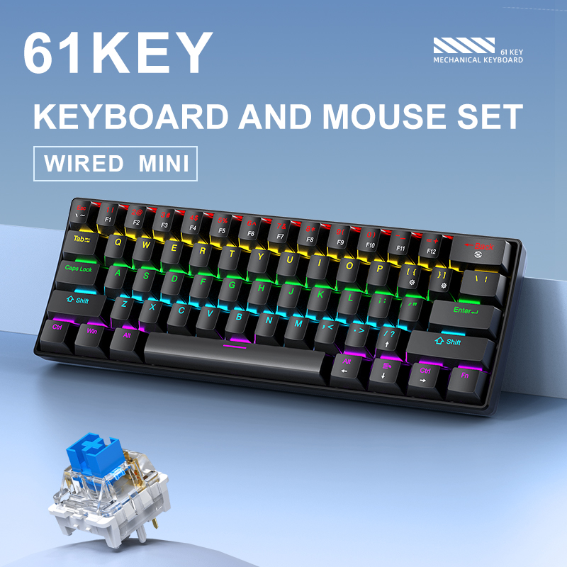 APAYADO K61 Mini Mechanical Ke - Keyboard Gaming Transparent incelemesi ve fiyatı