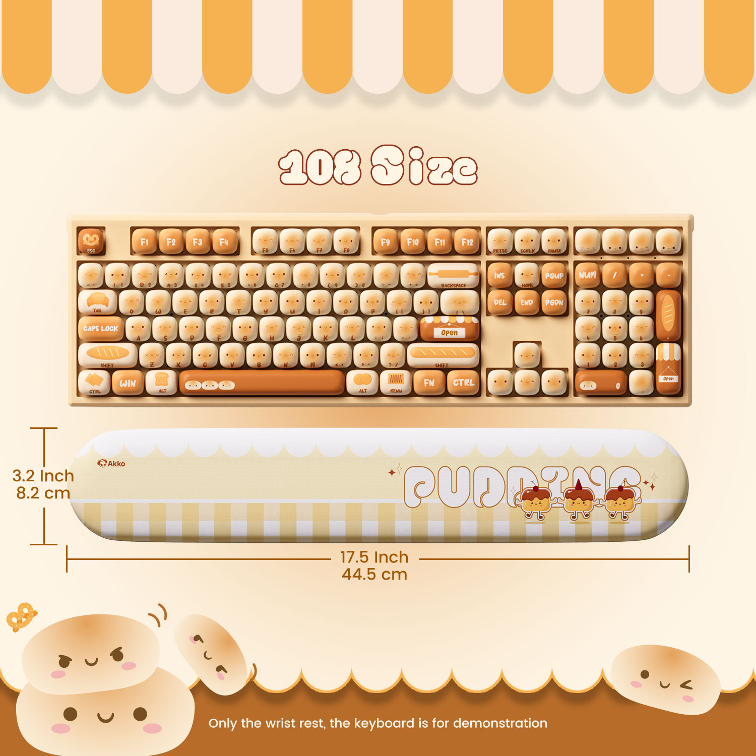 Akko Pudding Buns Keyboard Wri - Gaming Keyboard Hand incelemesi ve fiyatı
