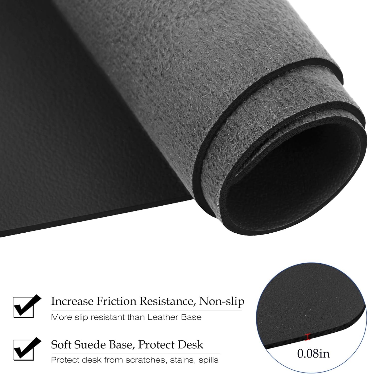 Large Size Leather Desk Pad,Of - Gaming Keyboard Tactile incelemesi ve fiyatı