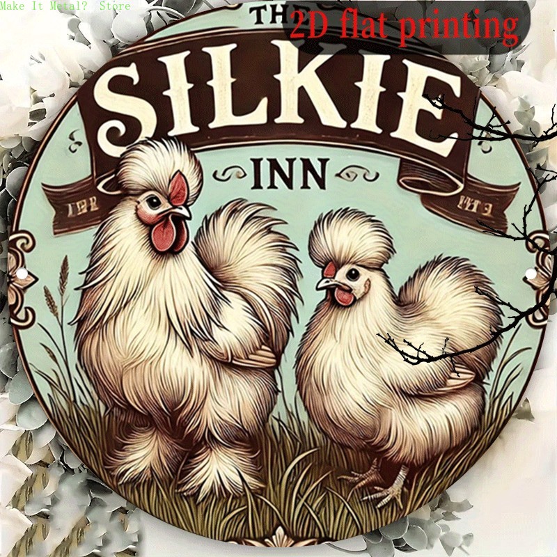 Vintage The Silkie Inn Round T - Brass Weight Plate incelemesi ve fiyatı