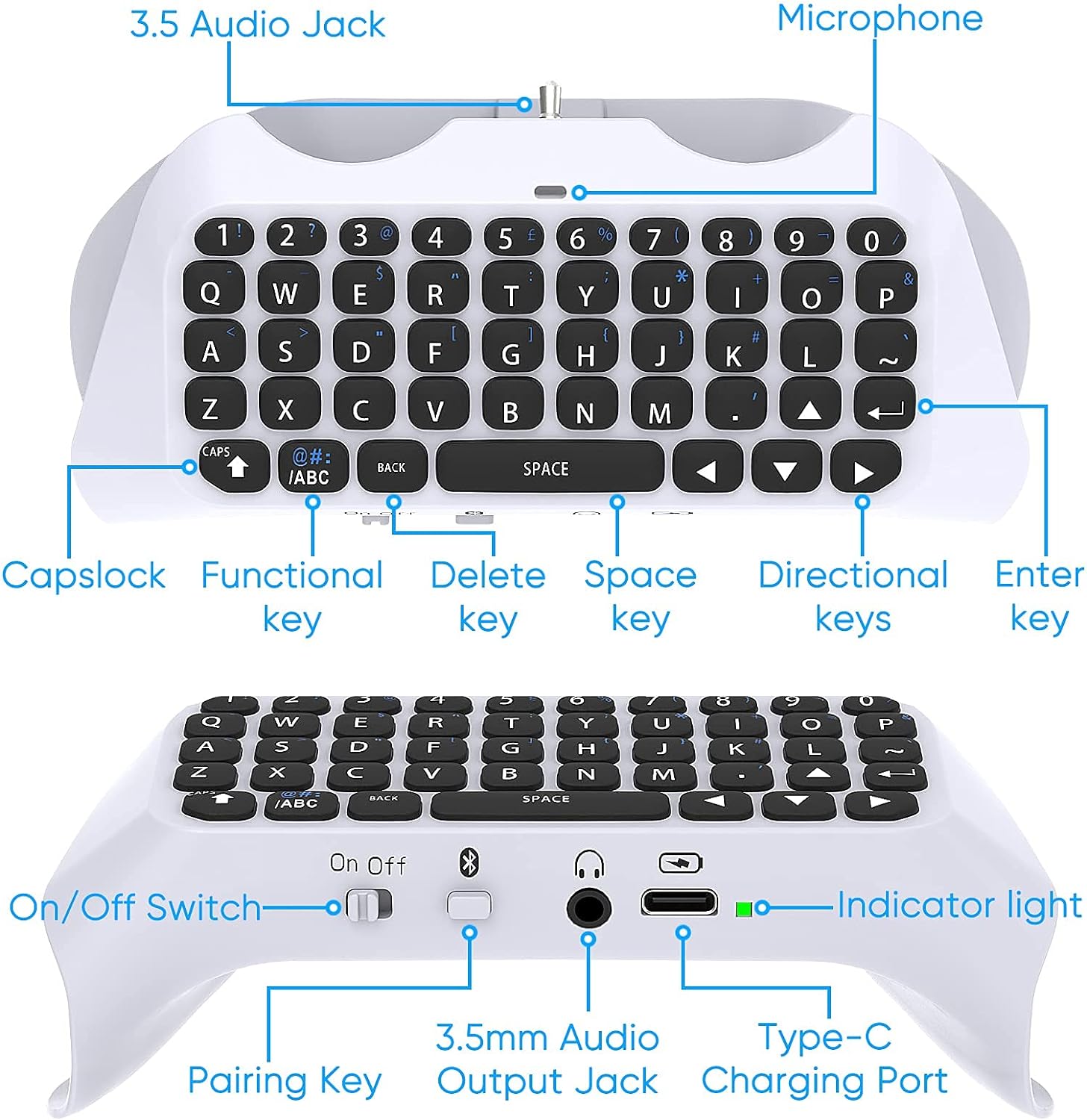 For PS5 Controller, Bluetooth  - Gaming Keyboard Bluetooth incelemesi ve fiyatı