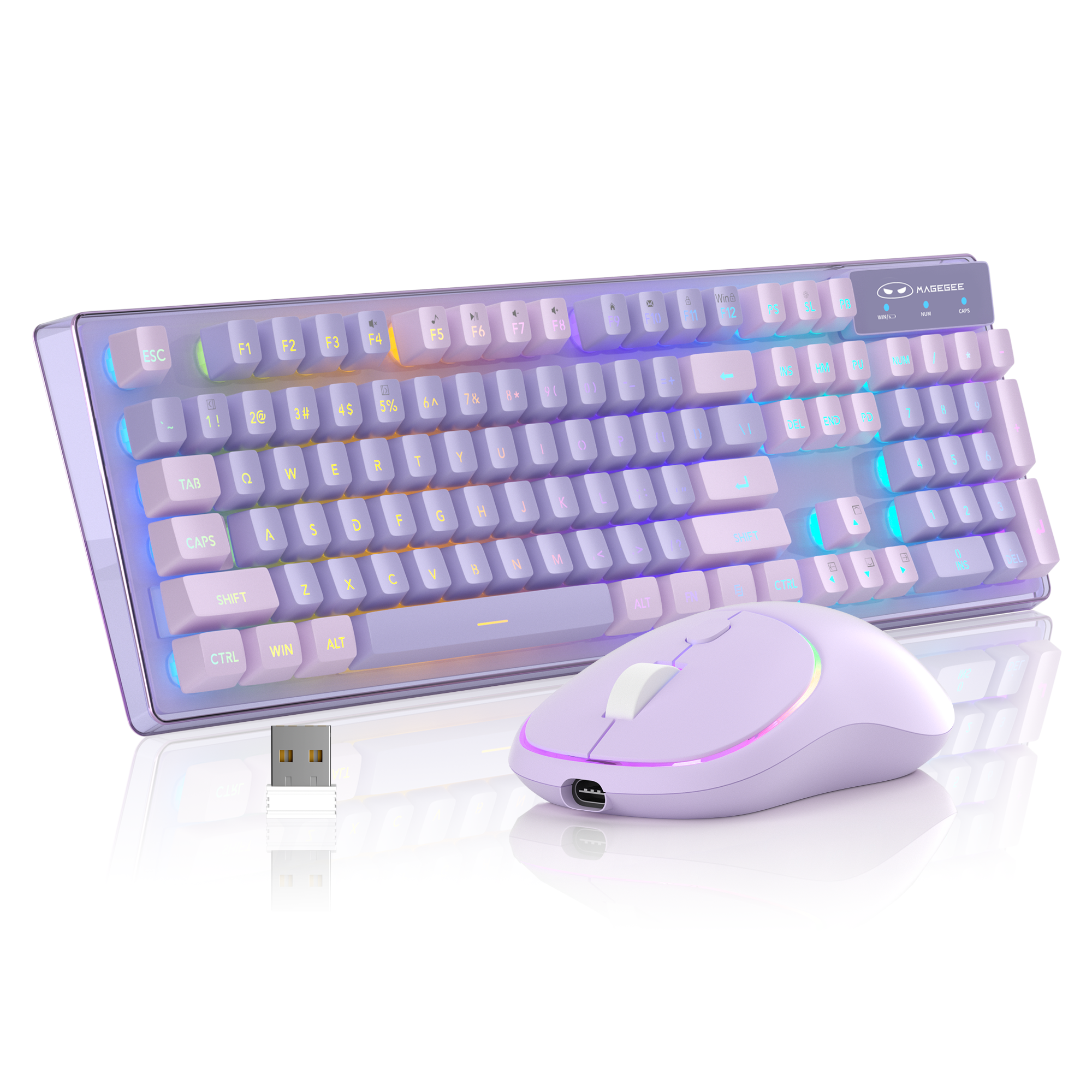 MageGee V550 Wireless Gaming K - Keyboard Gaming Transparent incelemesi ve fiyatı