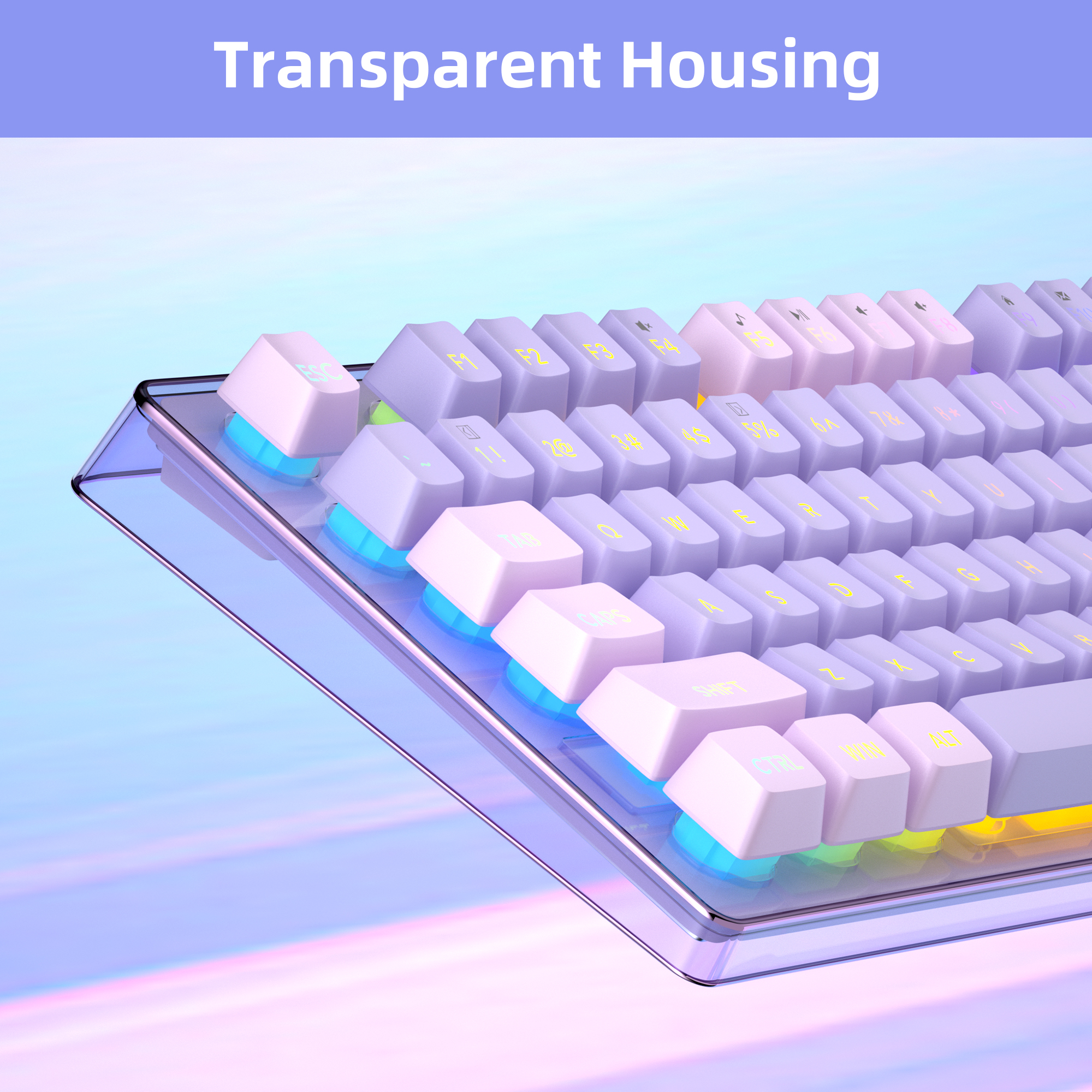 MageGee V550 Wireless Gaming K - Keyboard Gaming Transparent incelemesi ve fiyatı