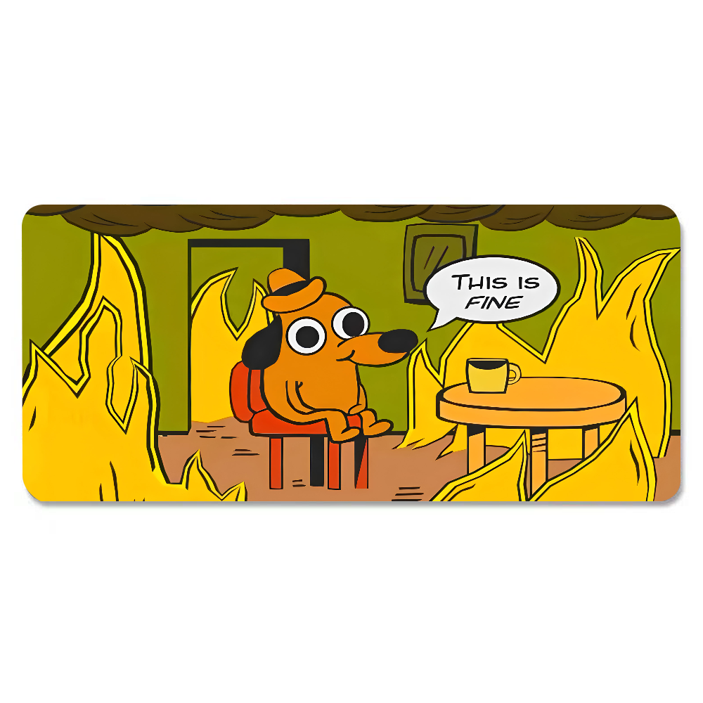 This Is Fine Dog Dachshund Mou - Gaming Keyboard Tactile incelemesi ve fiyatı