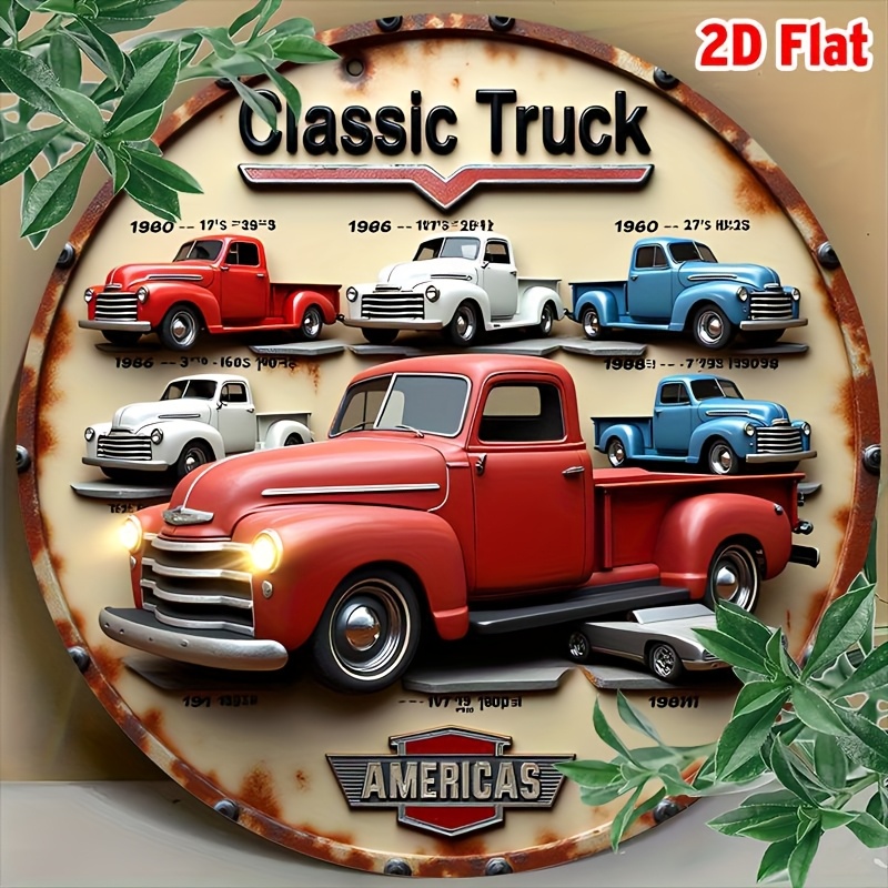 Round Metal Tin Sign Wall Deco - Brass Weight Plate incelemesi ve fiyatı