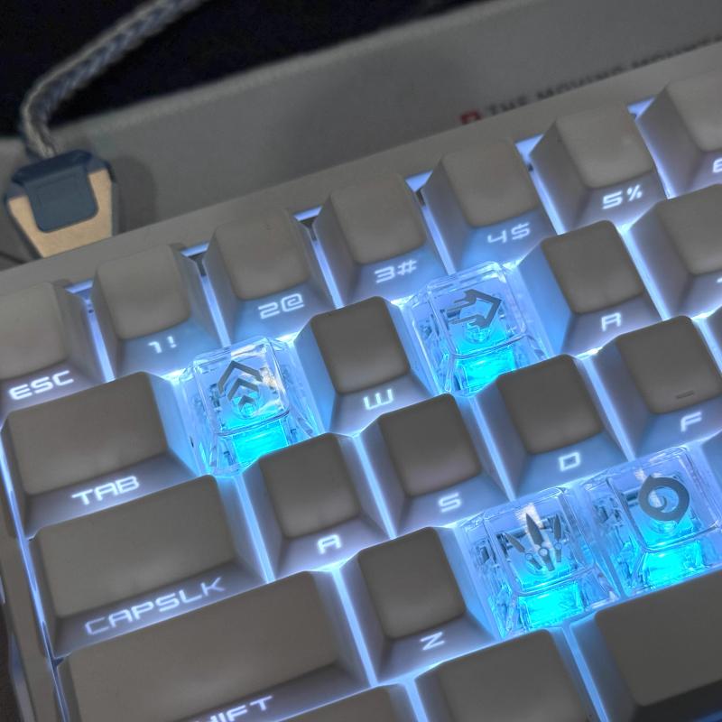 Valorant Skills Keycaps Mechan - Keyboard Gaming Transparent incelemesi ve fiyatı