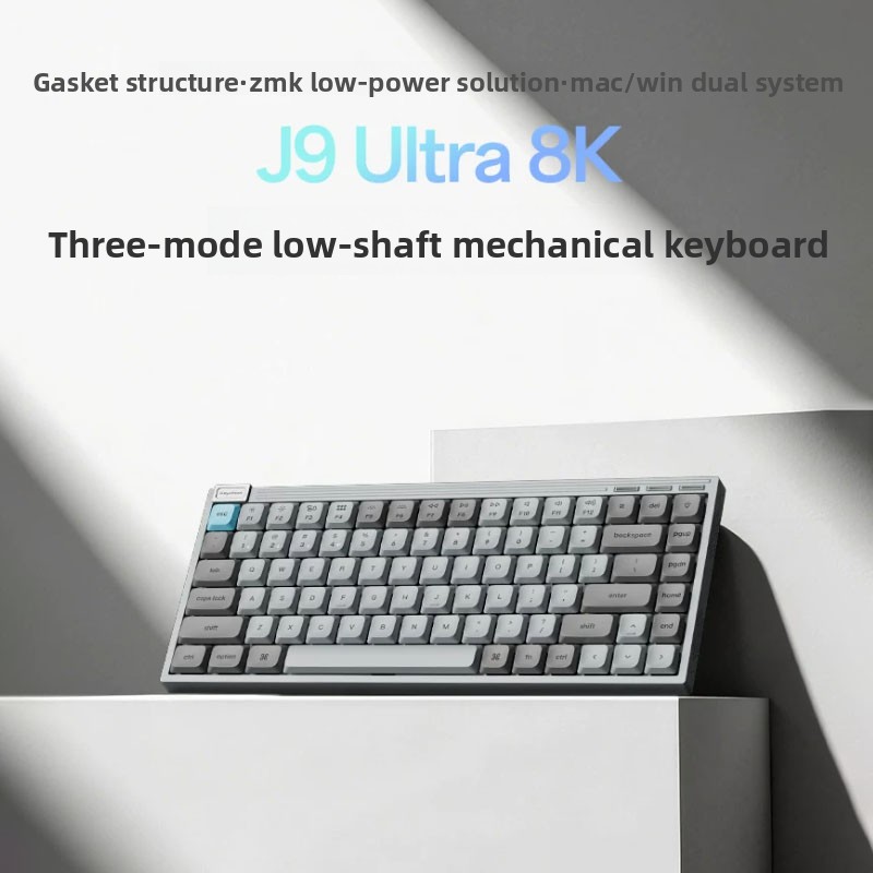 Original J9Ultra Tri-Mode 8K L - Gaming Keyboard That Is Quiet incelemesi ve fiyatı