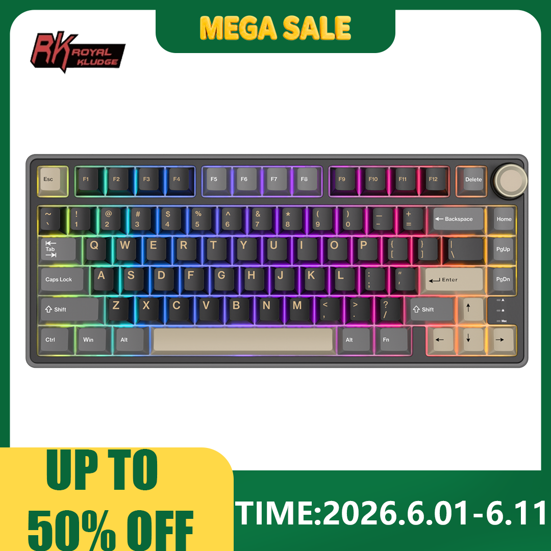 Royal Kludge RK R75 Wired Gami - Gaming Keyboard Bundle incelemesi ve fiyatı