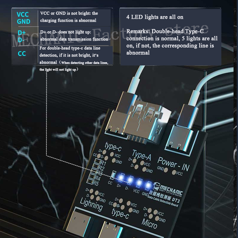 MECHANIC DT3 Data Cable Detect - Mechanical Switch Tester incelemesi ve fiyatı