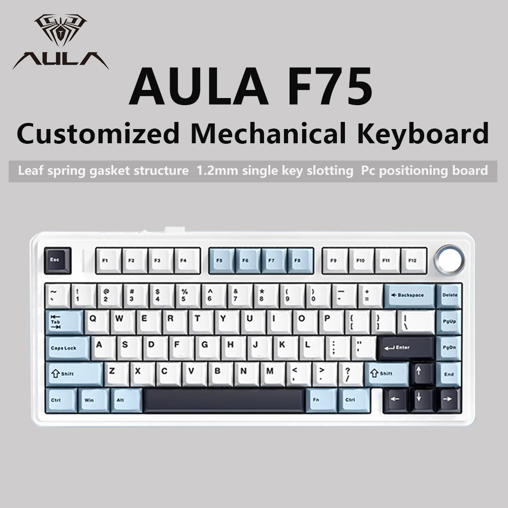 AULA F75 2.4G Wireless/Bluetoo - Gaming Keyboard Hot Swappable incelemesi ve fiyatı