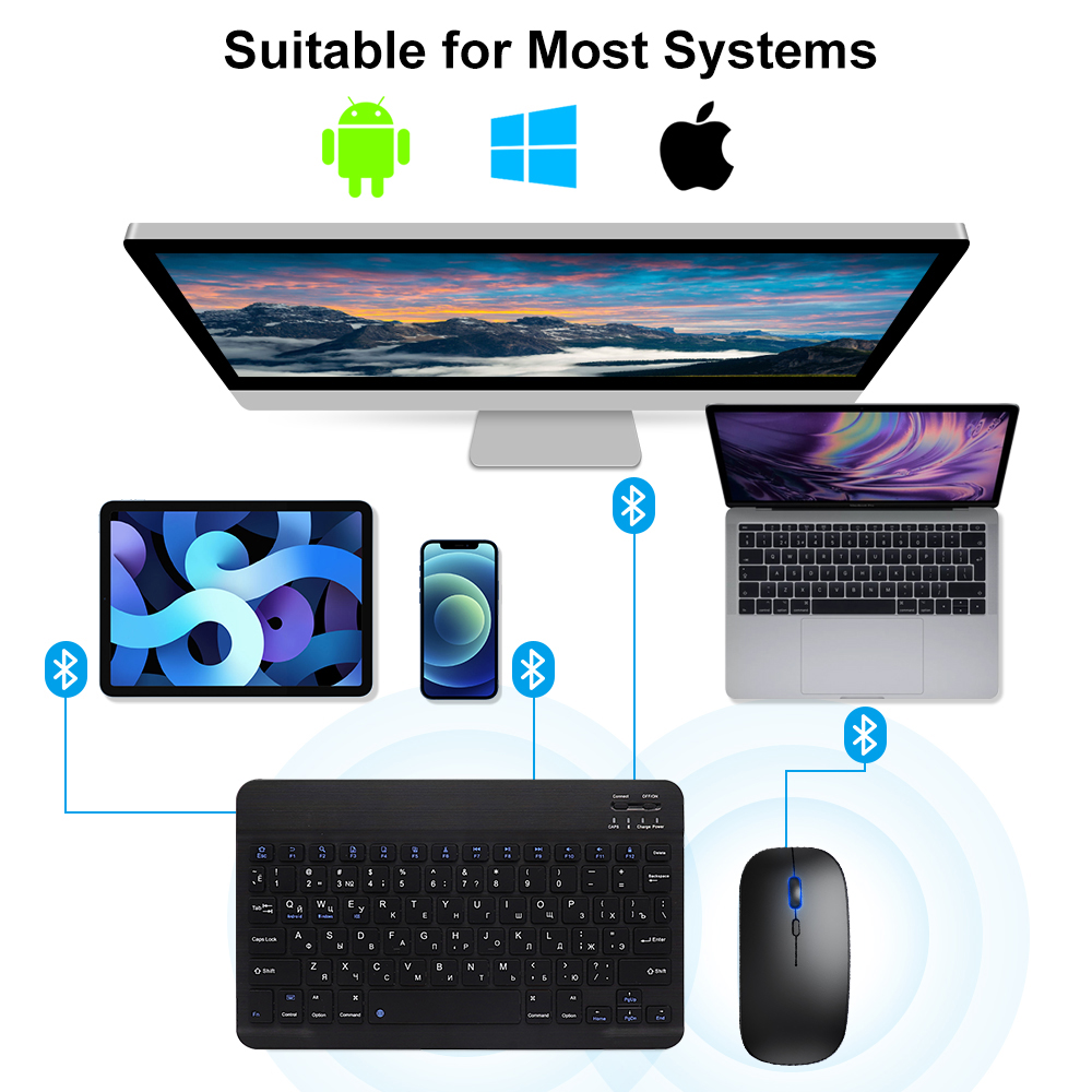 Bluetooth Keyboard and Mouse F - Gaming Keyboard Bundle incelemesi ve fiyatı