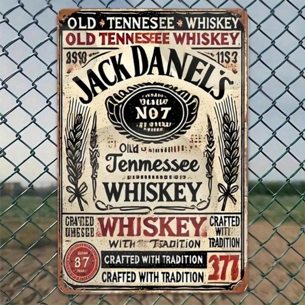 Jack Daniel's Vintage Tin Sign - Brass Weight Plate incelemesi ve fiyatı