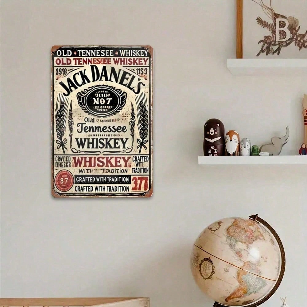 Jack Daniel's Vintage Tin Sign - Brass Weight Plate incelemesi ve fiyatı
