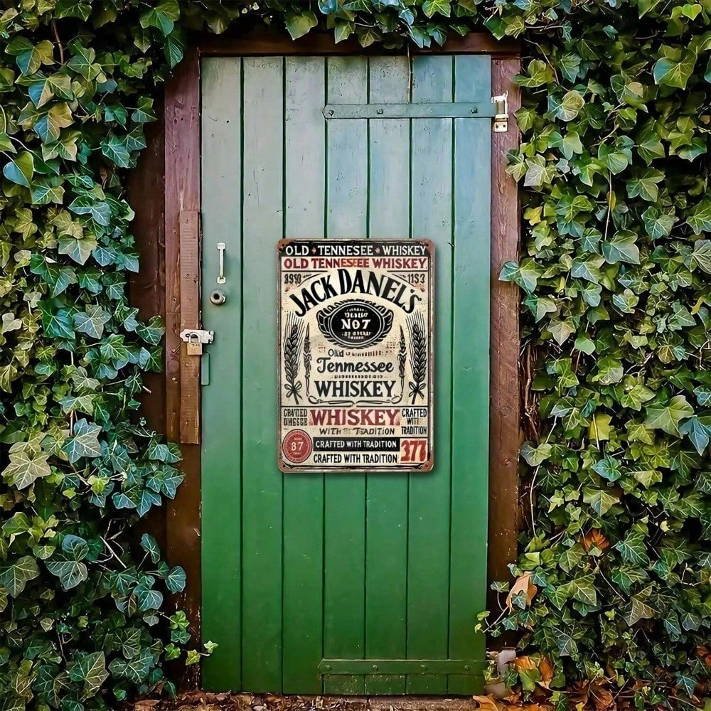 Jack Daniel's Vintage Tin Sign - Brass Weight Plate incelemesi ve fiyatı