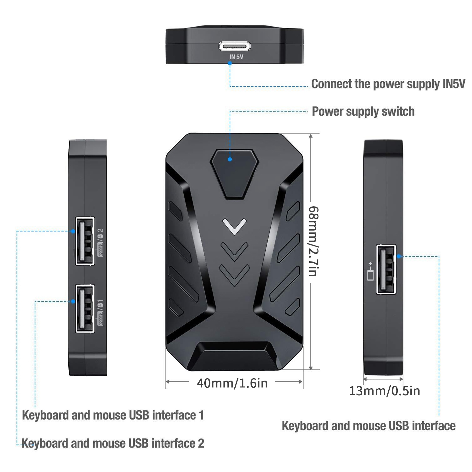 Gaming Keyboard Mouse Converte - Gaming Keyboard And Mouse Converter For Mobile incelemesi ve fiyatı