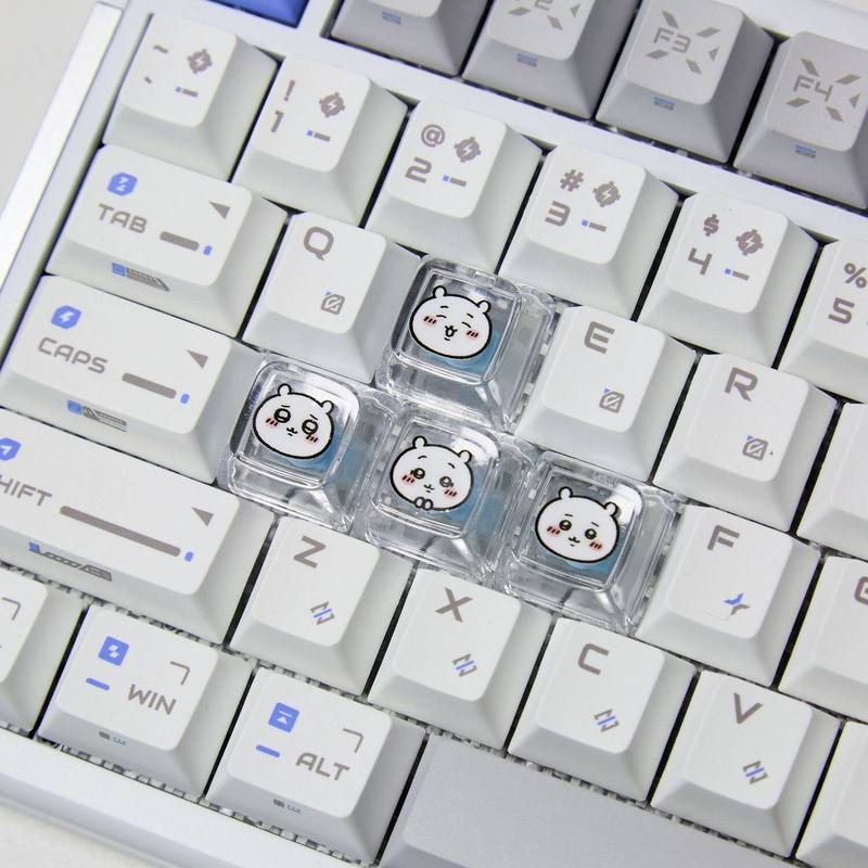 Chiikawa 4 Pcs Handmade Transp - Keyboard Gaming Transparent incelemesi ve fiyatı