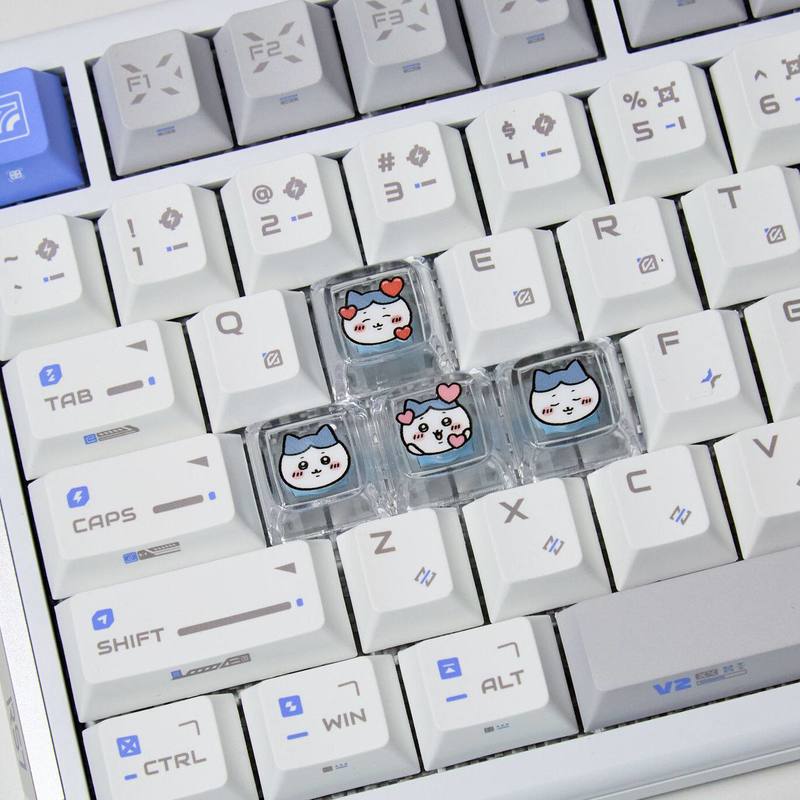 Chiikawa 4 Pcs Handmade Transp - Keyboard Gaming Transparent incelemesi ve fiyatı