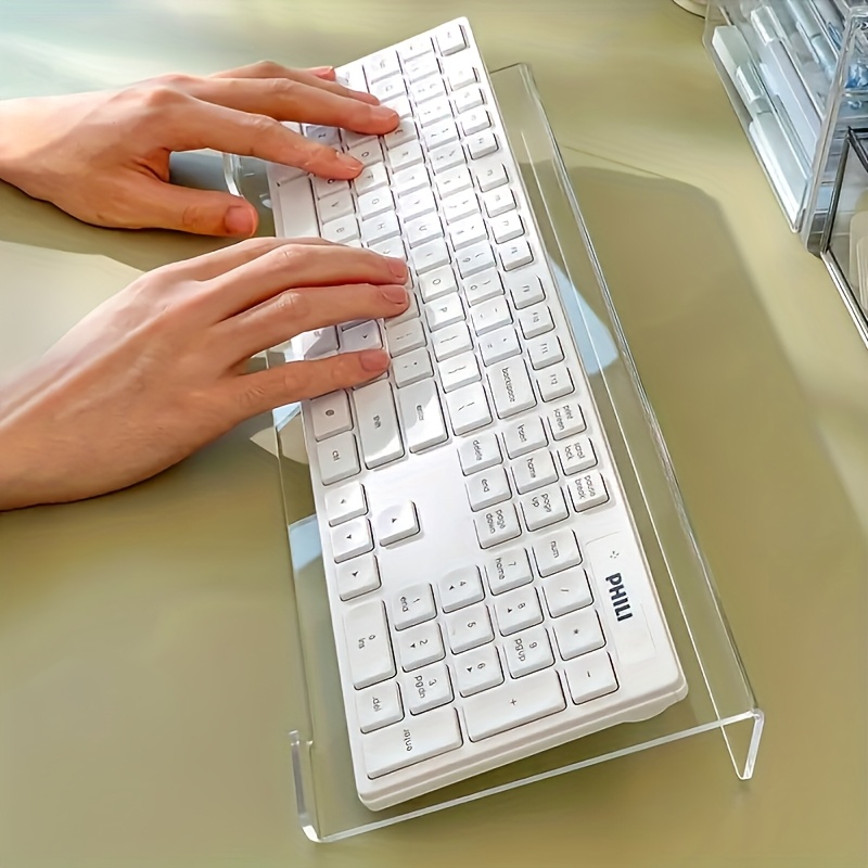 Acrylic keyboard stand, transp - Keyboard Gaming Transparent incelemesi ve fiyatı